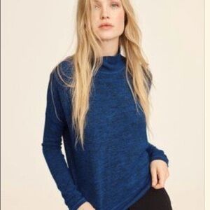 Rag & Bone JANE Slim Turtleneck in Blue Paradise
